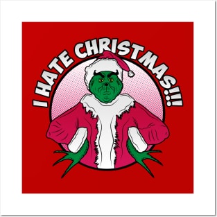 I hate Christmas! Posters and Art